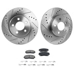 Front Brake Disc Rotors and Pads Kit for Chrysler 300, Dodge Charger, Challenger