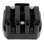 Ignition Coil & 4 Spark Plugs & 4 Wires for Volkswagen Jetta Beetle Golf (2000–2005)