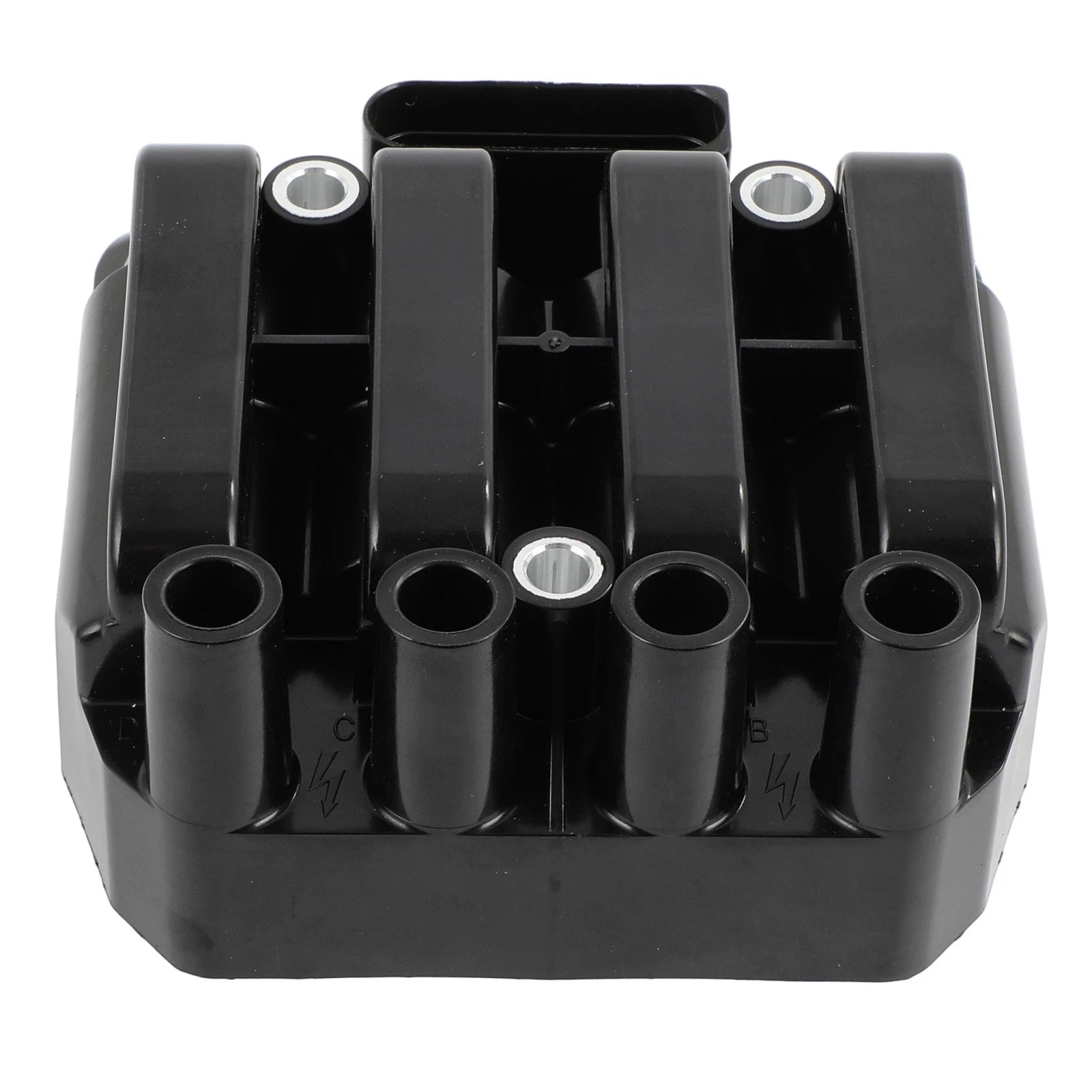 Ignition Coil & 4 Spark Plugs & 4 Wires for Volkswagen Jetta Beetle Golf (2000–2005)