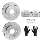 Front Disc Rotors Brake Calipers Kit for GMC Yukon XL 1500 (2000–2006) 18B4728