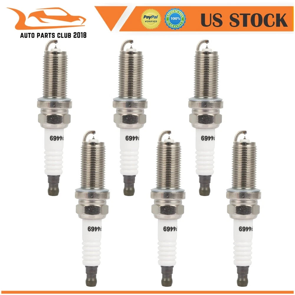 Set of 6 Iridium Spark Plugs for Hyundai Santa Fe (2001–2019)