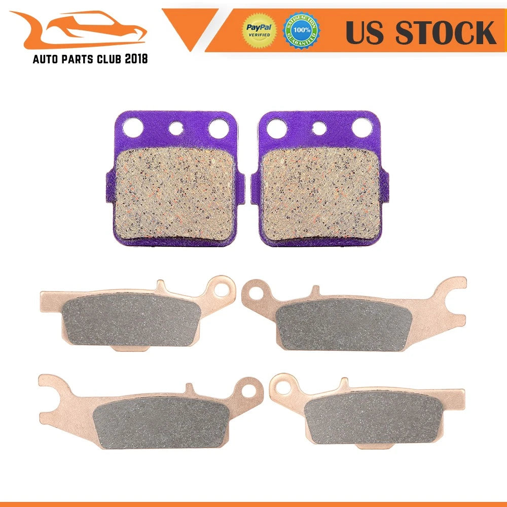 Set of 4 Brake Pads for Yamaha YFM250R Raptor 250 (2008–2013) fa444 fa443 fa84