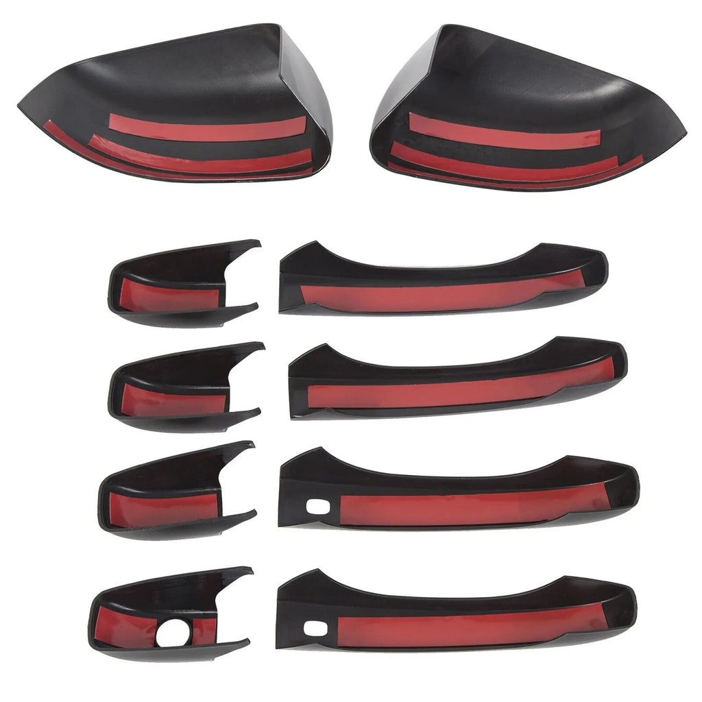 Mirror Covers and Door Handle Covers for Jeep Grand Cherokee/Dodge Durango (2011-2023)
