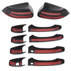 Mirror Covers and Door Handle Covers for Jeep Grand Cherokee/Dodge Durango (2011-2023)