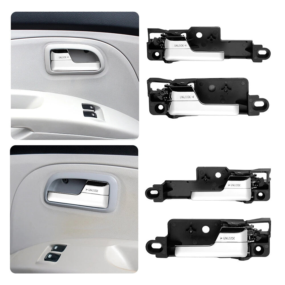 Interior Door Handle Set for 2006-2012 Ford Fusion (Front & Rear)