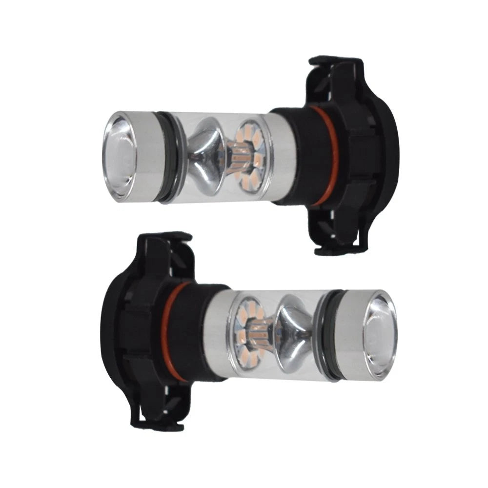 2X H16 5202 14000K Purple LED Headlight Fog Light Bulbs for