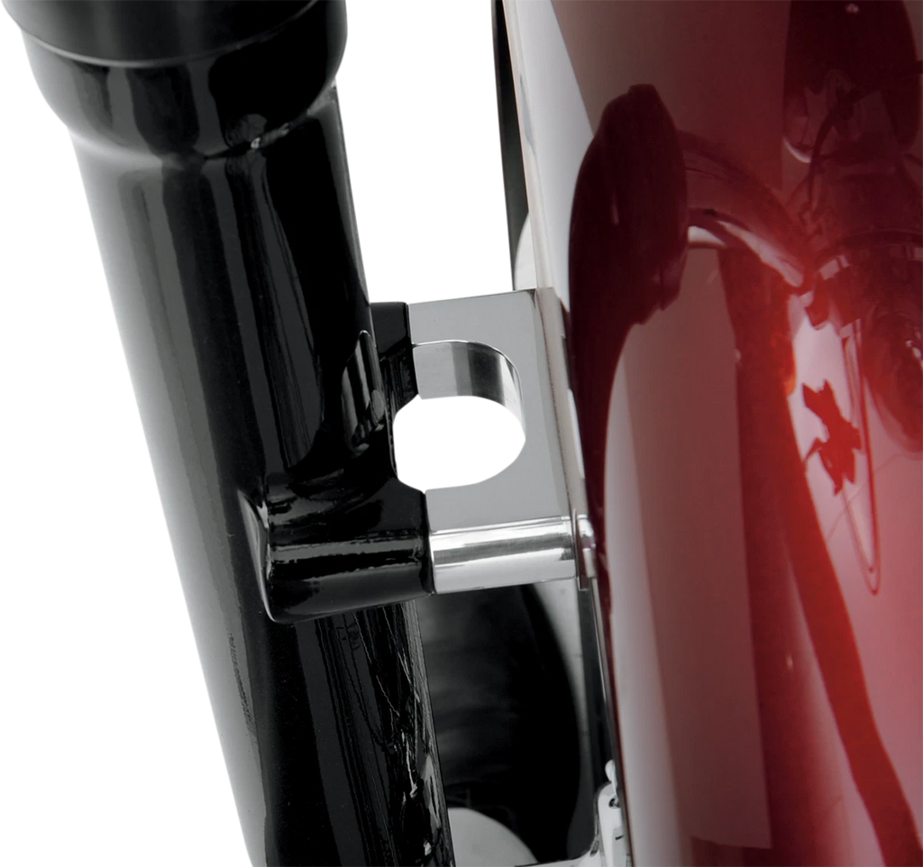 Hugger Front Fender Mounting Blocks for KLOCK WERKS (21" Wheels, Chrome)