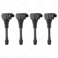 Set of 4 Ignition Coils for Nissan X-Trail Dualis Altima Navara (2000–2023) 22448ED000