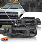 Smoked/Clear Headlights Lamps Assembly for Chevy Silverado/Suburban (1999–2006)