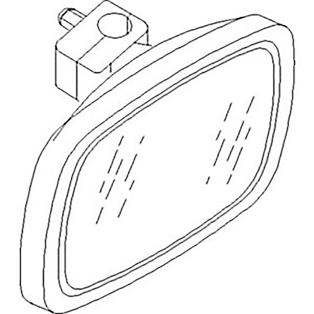Mirror Head 1891218M91 for Massey Ferguson 399 (1980–1990)