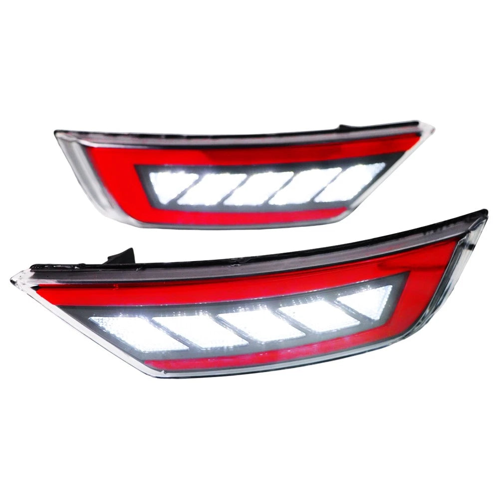 2X LED Rear Bumper Reflector Tail Brake Fog Light for Ford Kuga Escape Ecosport (2013–2020)