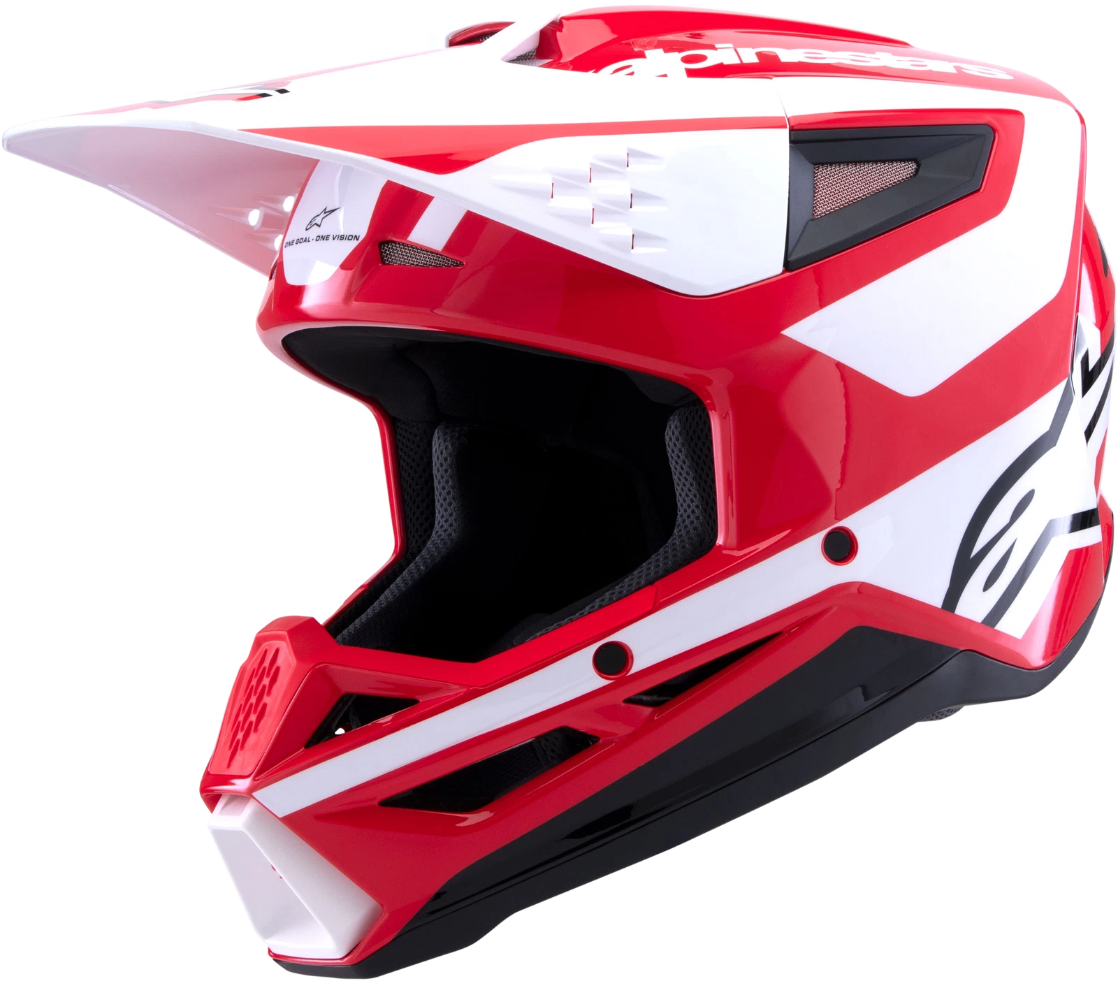 Alpinestars SM3 Heat Off-Road Helmet for Universal Fit (2X-Large) Red/White/Black