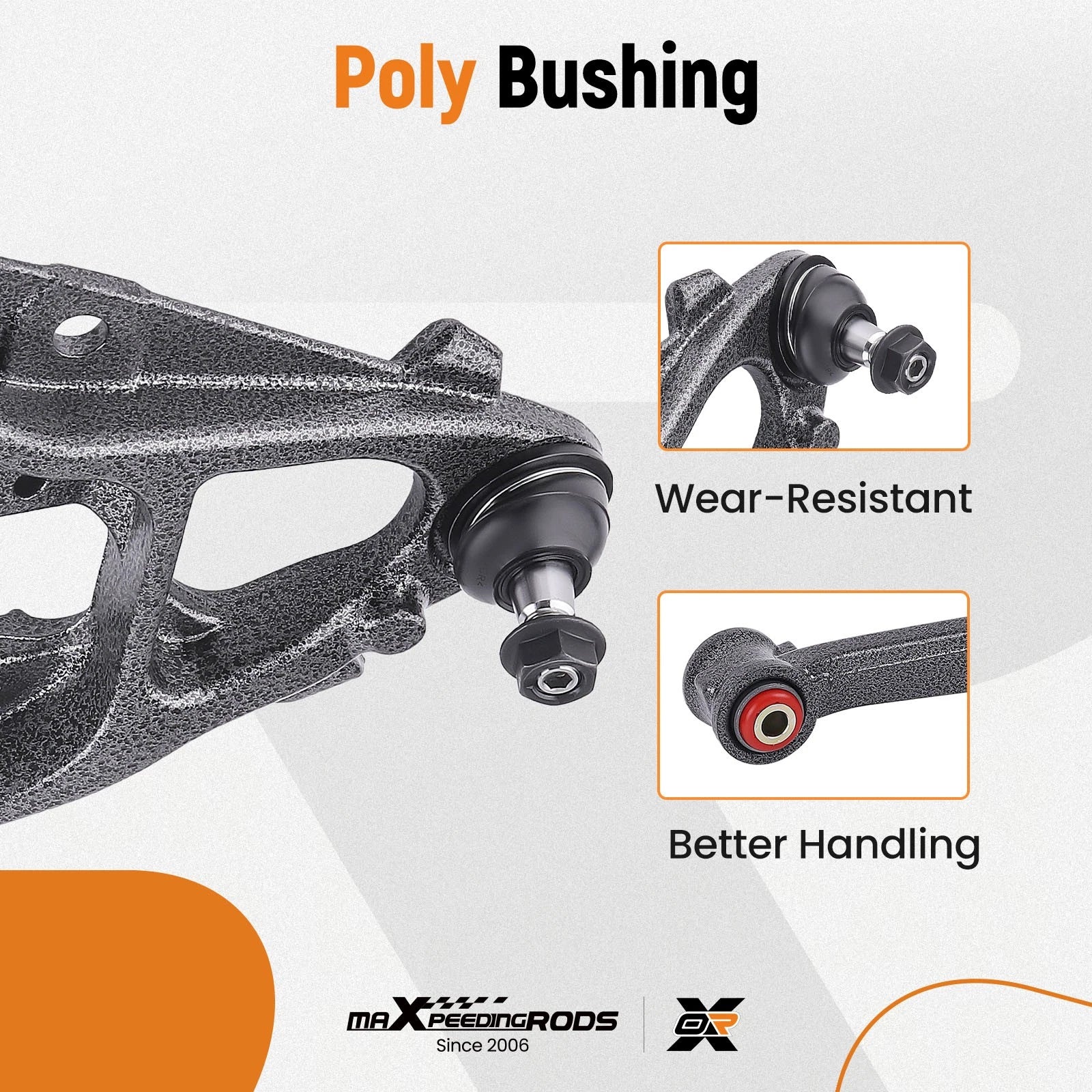 Front Control Arms PU Bushing for Silverado Sierra 1500 Escalade (2007–2013)