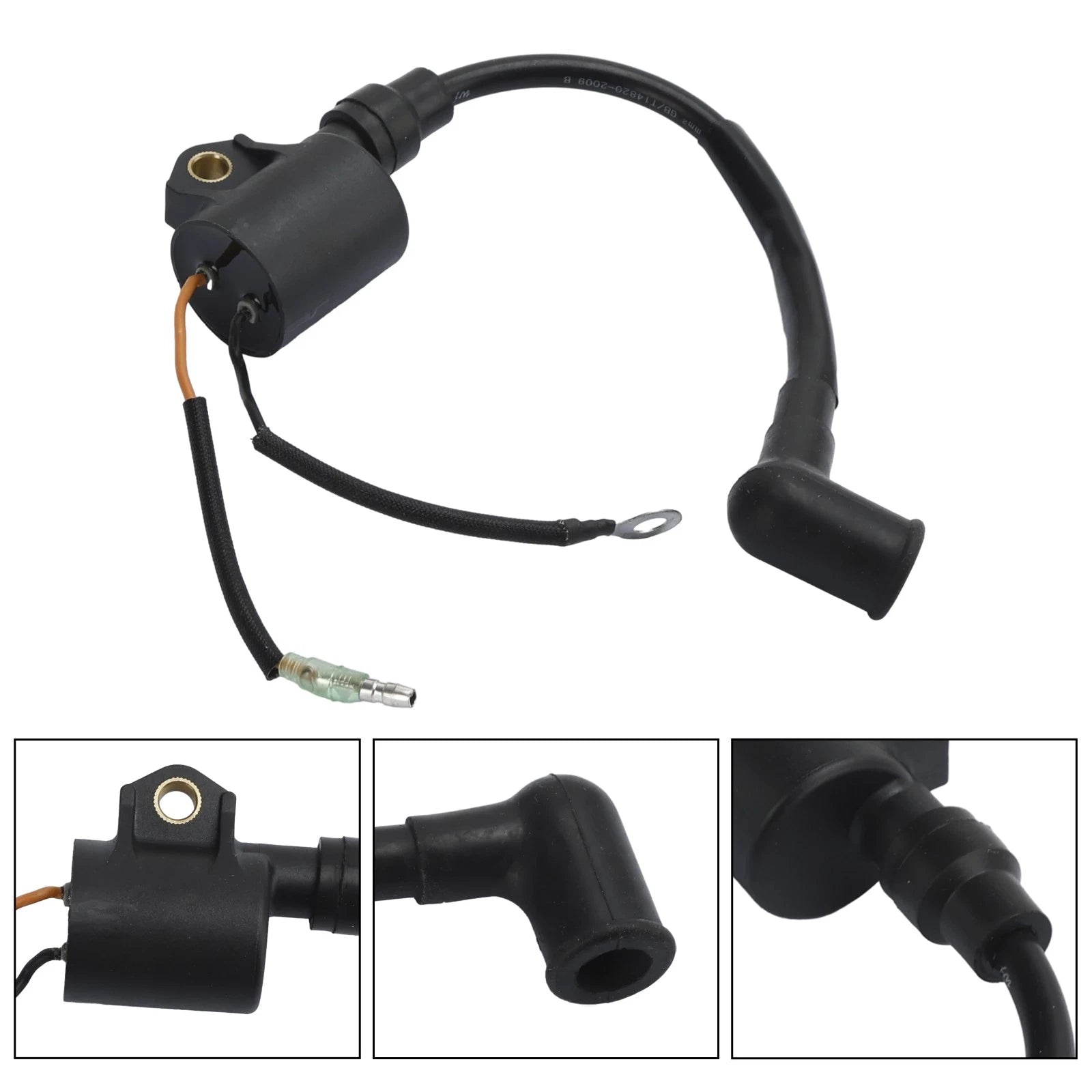 Ignition Coil for Yamaha 2HP 2 MSH 2B MHS 2C (1995–2002) 6A1-85570-00
