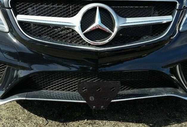 License Plate Bracket Metal Replacement for 2016 Mercedes E400 Coupe (Non Sport)