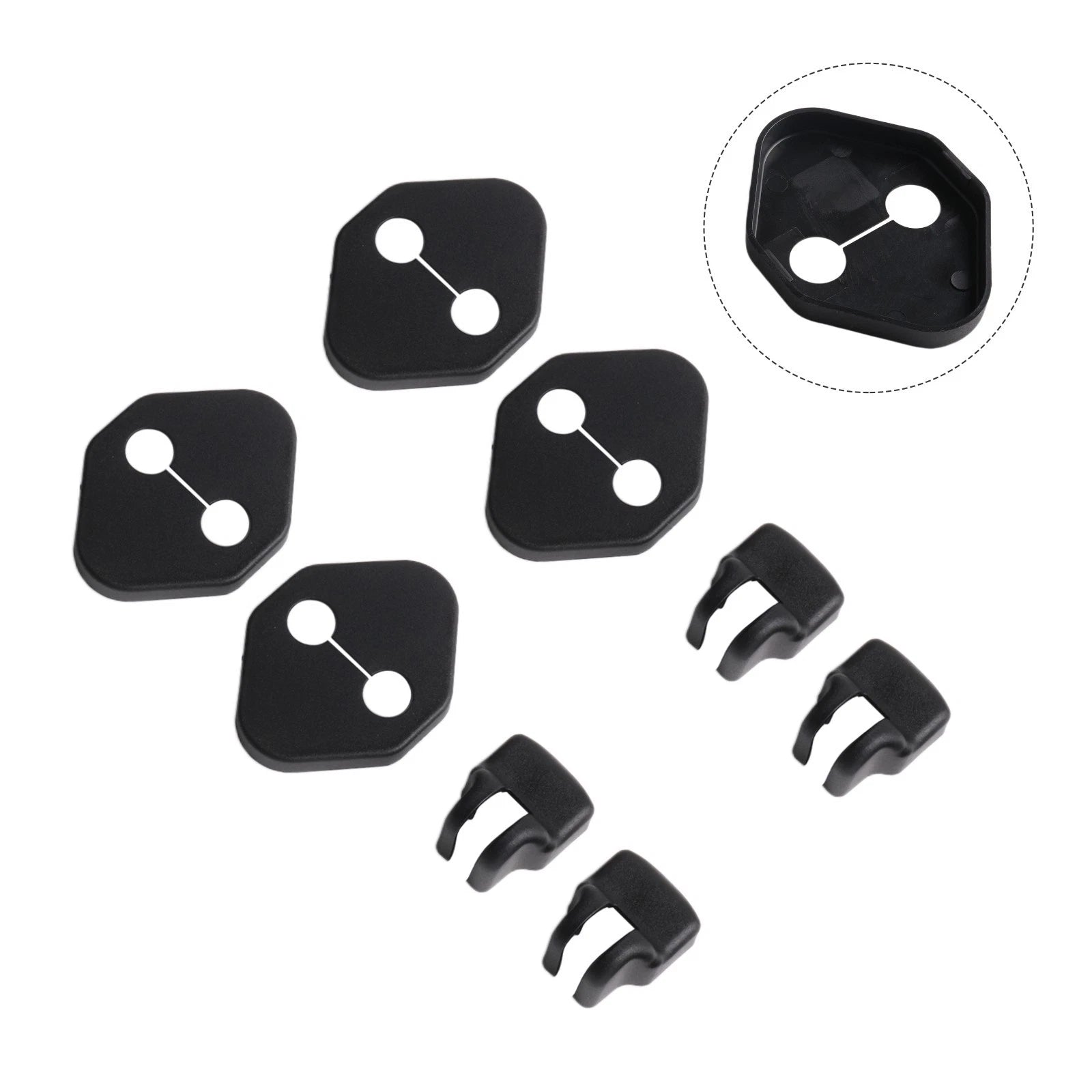 Seamless Integration Door Lock Cover Protectors for Toyota RAV4 (2019–2022)