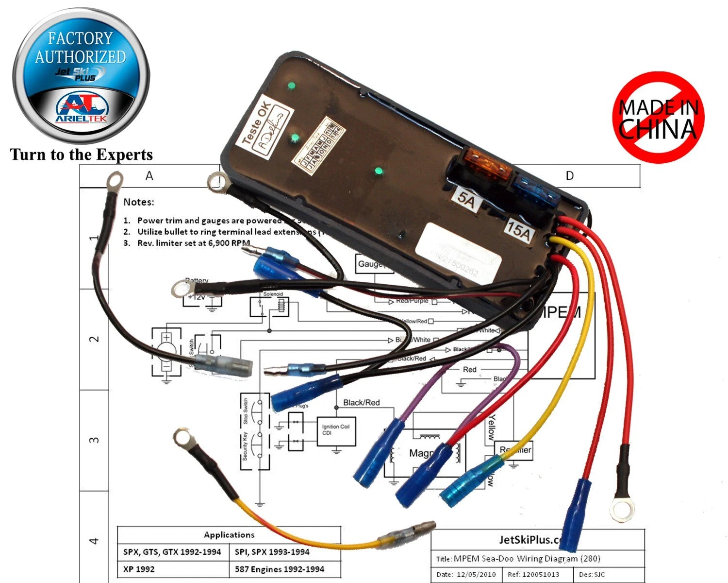 MPEM CDI for Seadoo SP SPI XP GTX GTS SPX (1994) 278000070 278000413