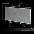 Aluminum Cooling Radiator for Kia Rio 1.5L Automatic (2001–2002) DPI 2392
