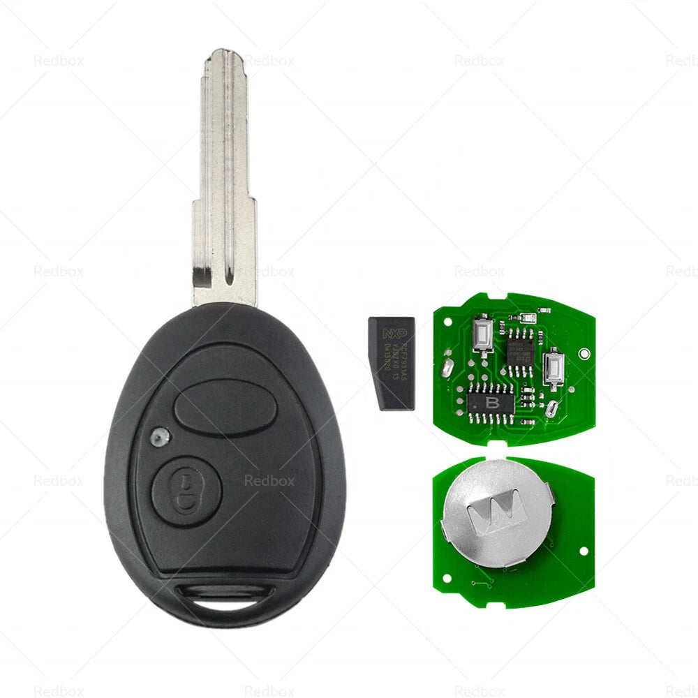2 Button Remote Key Fob 433MHz ID73 for Land Rover Discovery 2 (1999–2004)