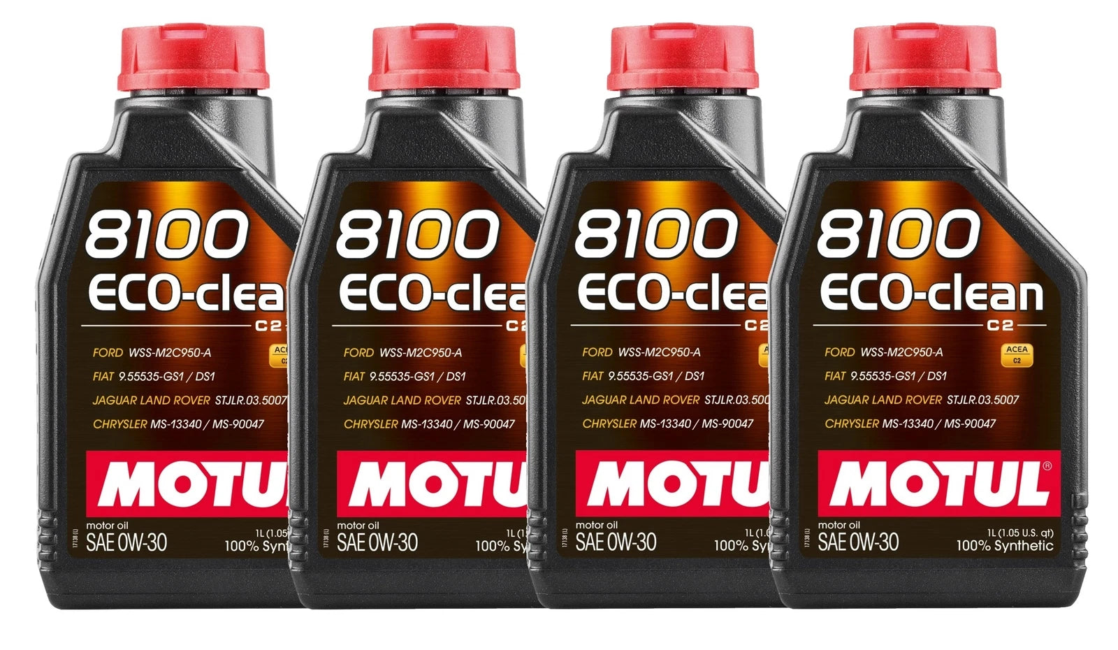 Set of 4 Engine Oil 0W30 Eco-Clean 8100 (4 Liter)
