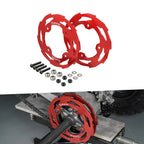 Dual Sprocket Guard Chain Cover for Yamaha YFZ450R (2009–2023) Red