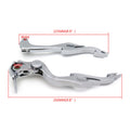 Custom Chrome Brake Clutch Flame Lever for Suzuki GSXR 600 750 (2004–2005)