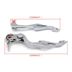Custom Chrome Brake Clutch Flame Lever for Suzuki GSXR 600 750 (2004–2005)