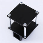 4'' Square RV Bumper Receiver Adapter for 2'' Hitch Mount Rack (2010–2023)