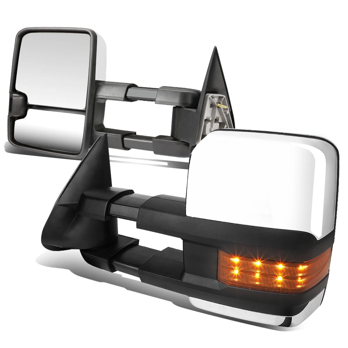 Extendable Arm Towing Mirror with LED Signal Light for GM GMT800 (2003–2007)
