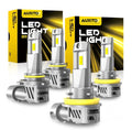 Set of 2 H11 LED Headlight Bulbs Conversion Kit Low Beam 6500K