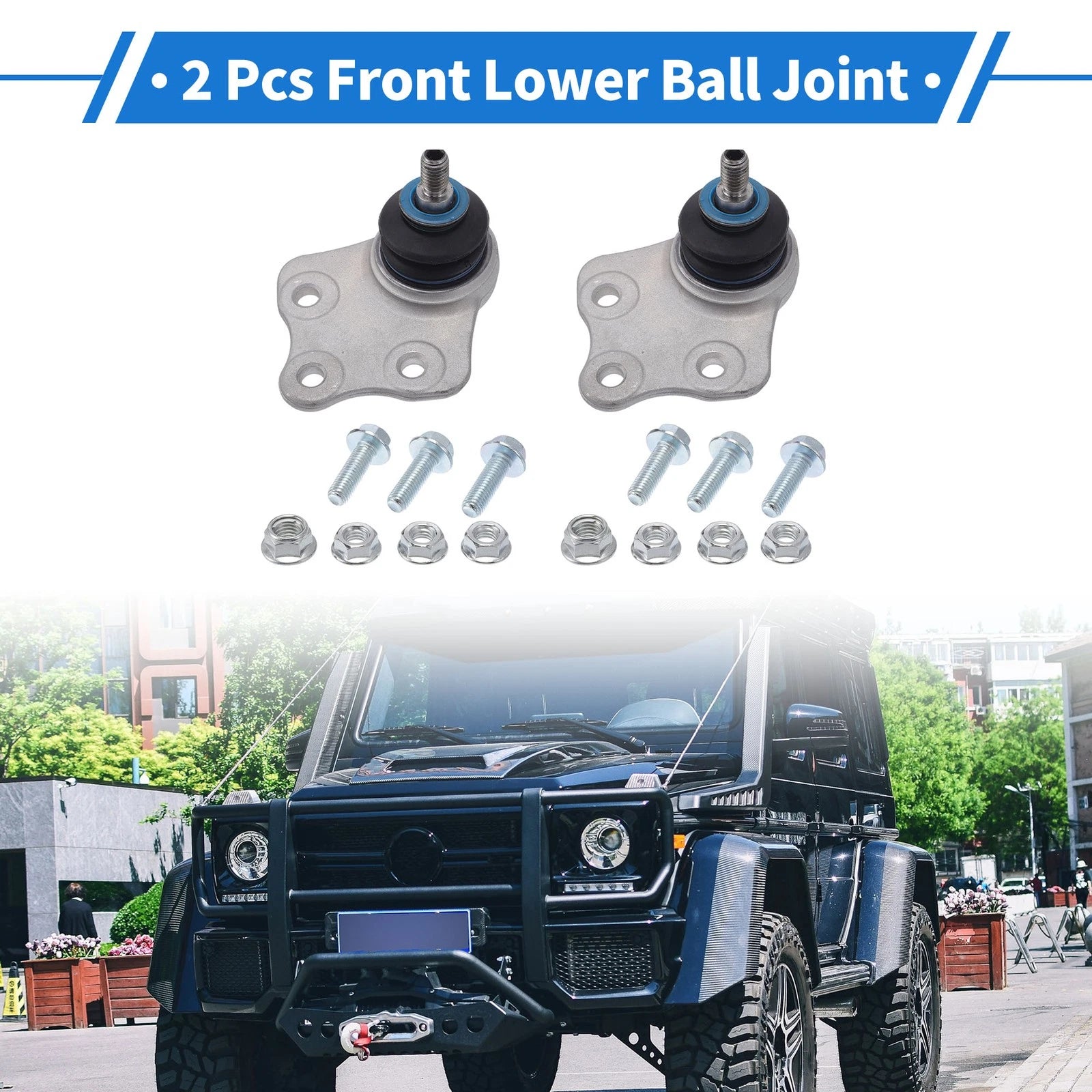 2X Front Upper Ball Joints for Mercedes-Benz E-Class (2002–2009) No. 2113309907