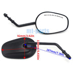 Rear View Mirror for Harley Davidson Fat Bob FXDF (2008–2017) / Low Rider FXDL (1993–2017)