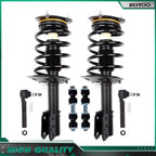 Front Struts & Sway Bar Outer Tie Rods for Pontiac Aztek Buick Rendezvous (2001–2007)