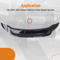 Gloss Black R-Style Trunk Spoiler for Nissan Altima Sedan (2019–2024)