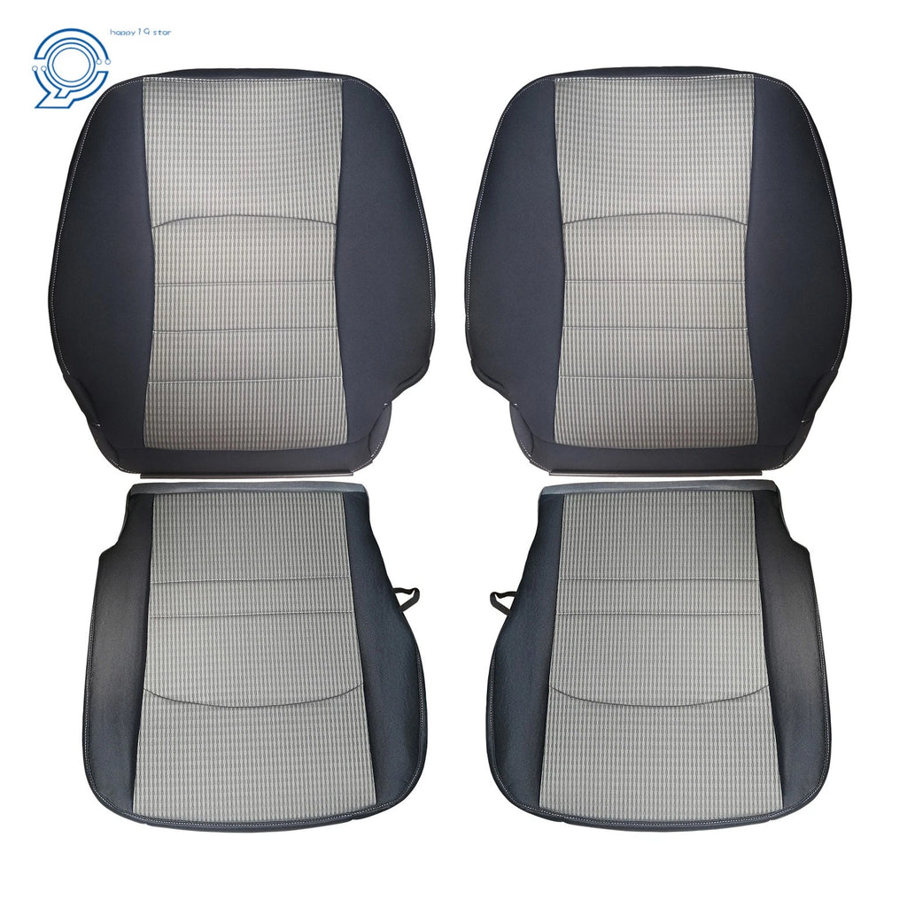 Set of 2 Cloth Seat Covers for Dodge Ram 1500 2500 (2009–2012)