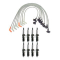 Denso 8mm Wire Set & 8 U-Groove Spark Plugs Kit for Ford Mercury 5.0L V8
