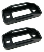 Front Amber LED Side Markers with Black Aluminum Raised Bezels for Bronco (1970–1977)