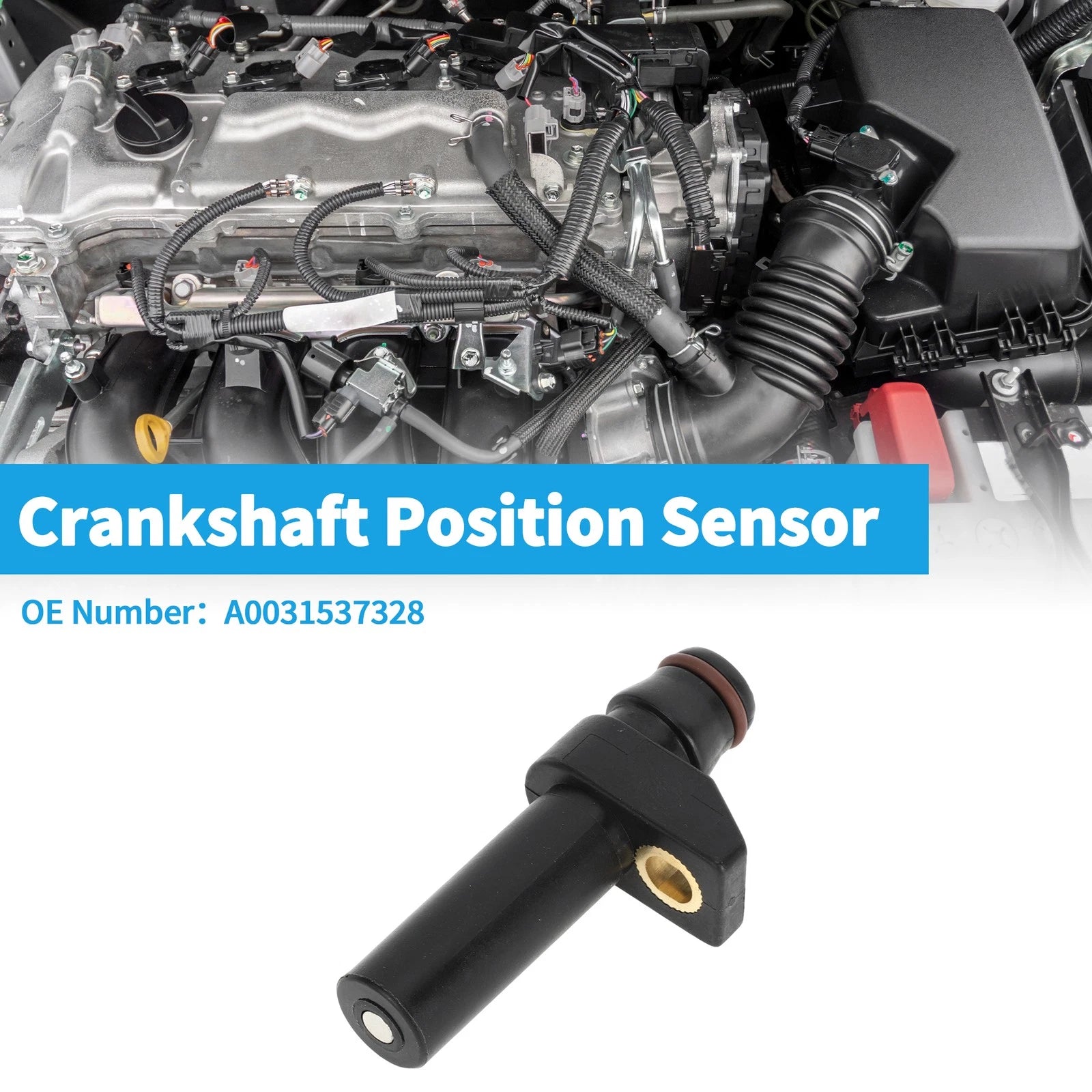 Crankshaft Position Sensor for Mercedes-Benz W210 E280 (1996–1997) No.A0031537328