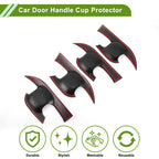 Set of 4 Car Door Handle Cup Protectors for Toyota Camry  Gloss Black