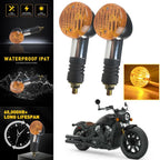 2X Amber LED Rear Turn Signals for Harley Sportster 883 XL 1200 (1992–Present)