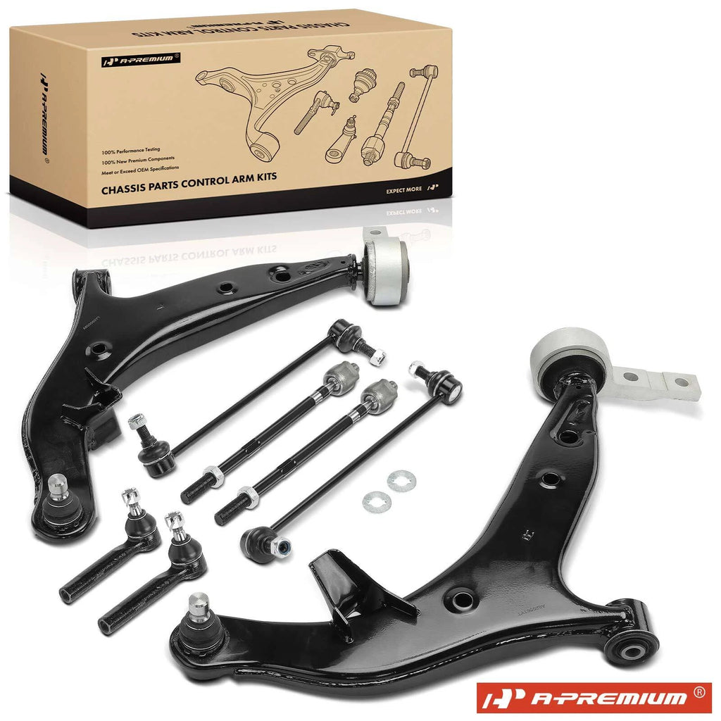 Set of 8 Control Arms with Ball Joints for Nissan Quest (2004–2009)