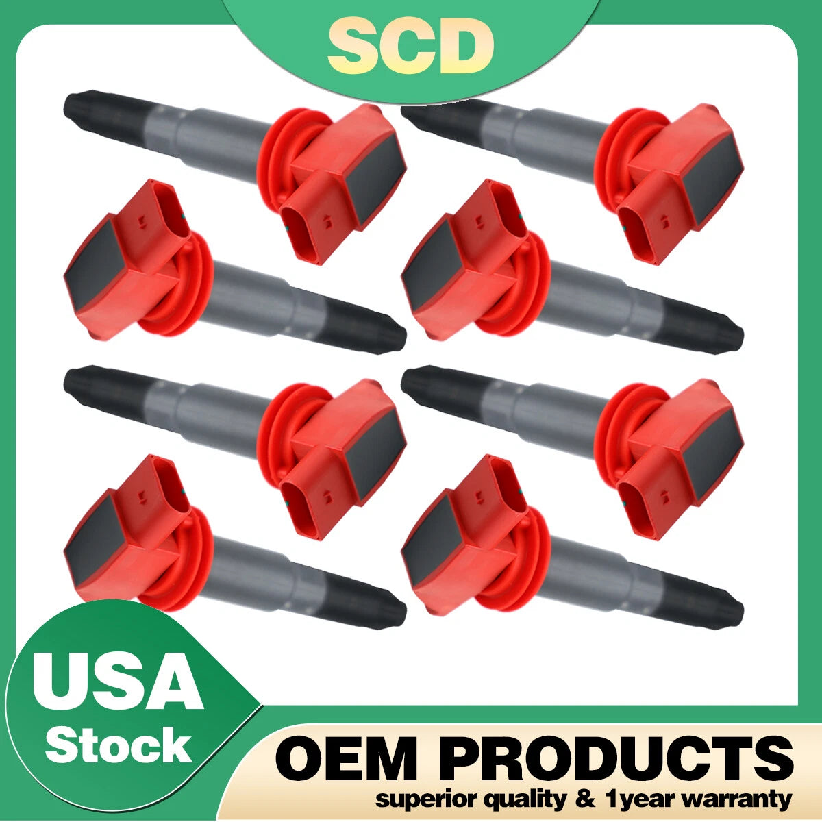 8X Ignition Coils for Porsche Cayenne (2008–2018) & Panamera (2010–2016) 4.8L V8, 3.6L