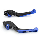 Adjustable Folding Brake & Clutch Lever for KTM 390 (2019) - Blue T9