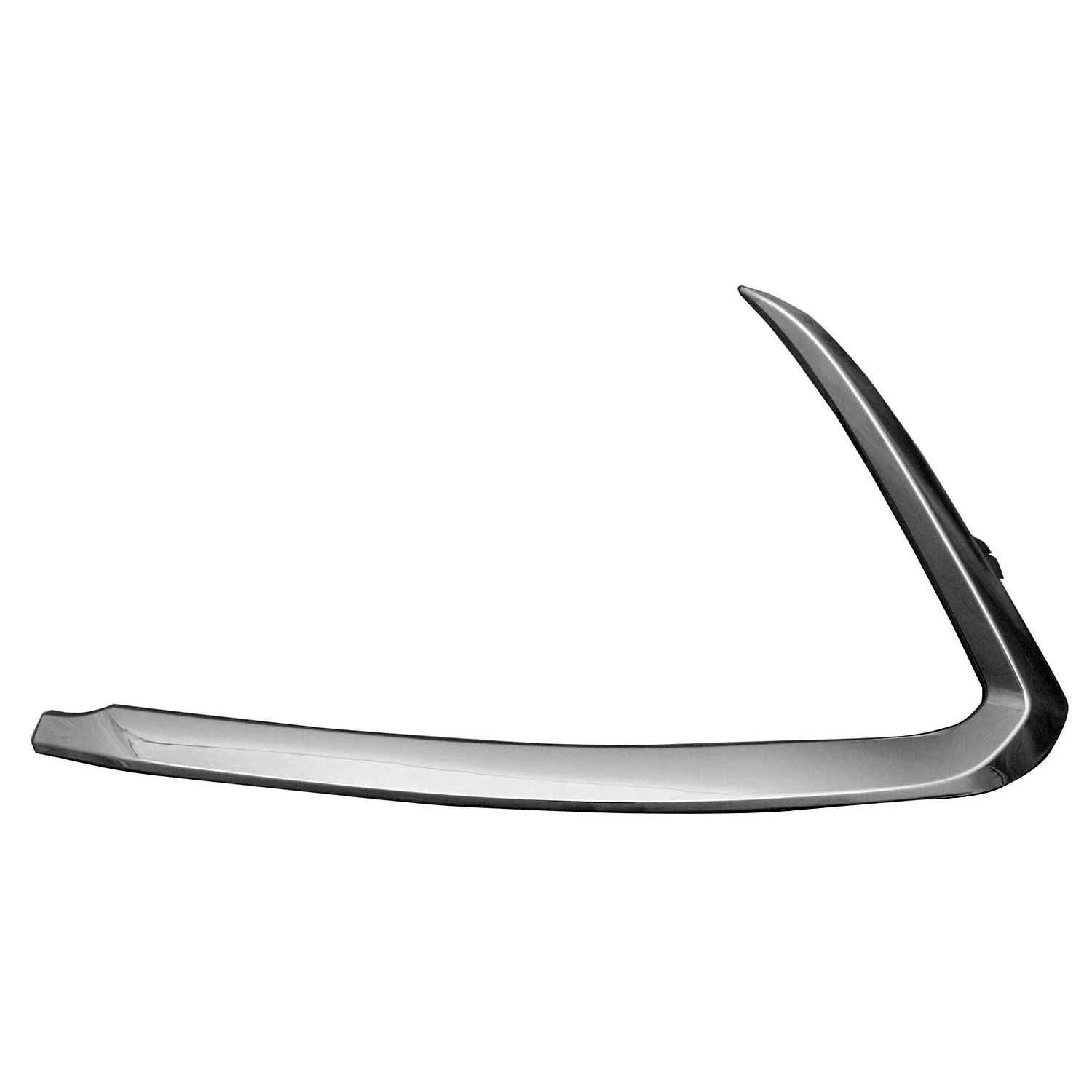 Replacement Chrome ABS Plastic Front Driver Side Lower Bumper Cover Molding