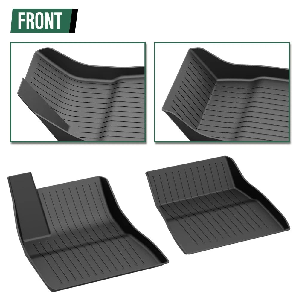 Set of 3 All Weather TPE Floor Mats for Tesla Model 3