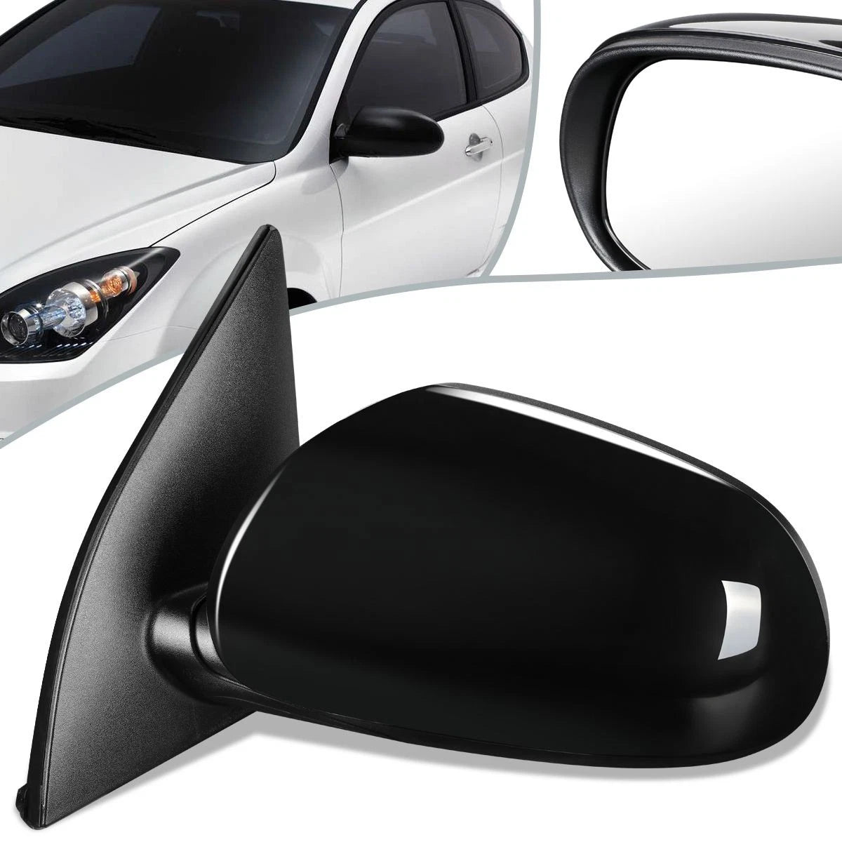 OE Style Manual Side View Door Mirror Left for Hyundai Accent (2010–2011) HY1320173