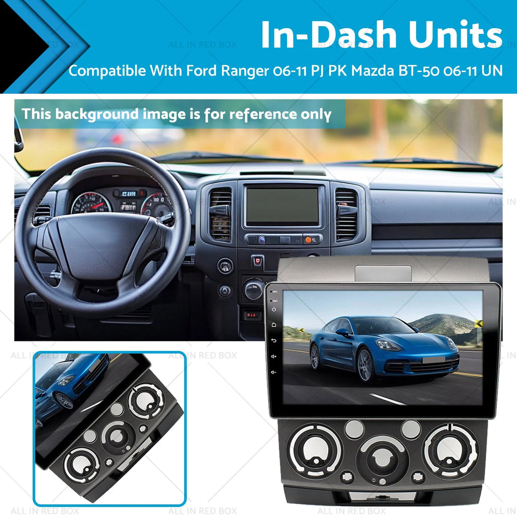 Android 13 In-Dash GPS Unit for Ford Ranger (2006–2011) & Mazda BT50 (2006–2011)