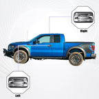 Set of 2 Exterior Door Handle Covers for Ford F-150 (2015–2023)