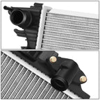 Aluminum Core Radiator for Jeep Gladiator Wrangler JL 2.0L 3.6L (2018–2023) DPI 13754