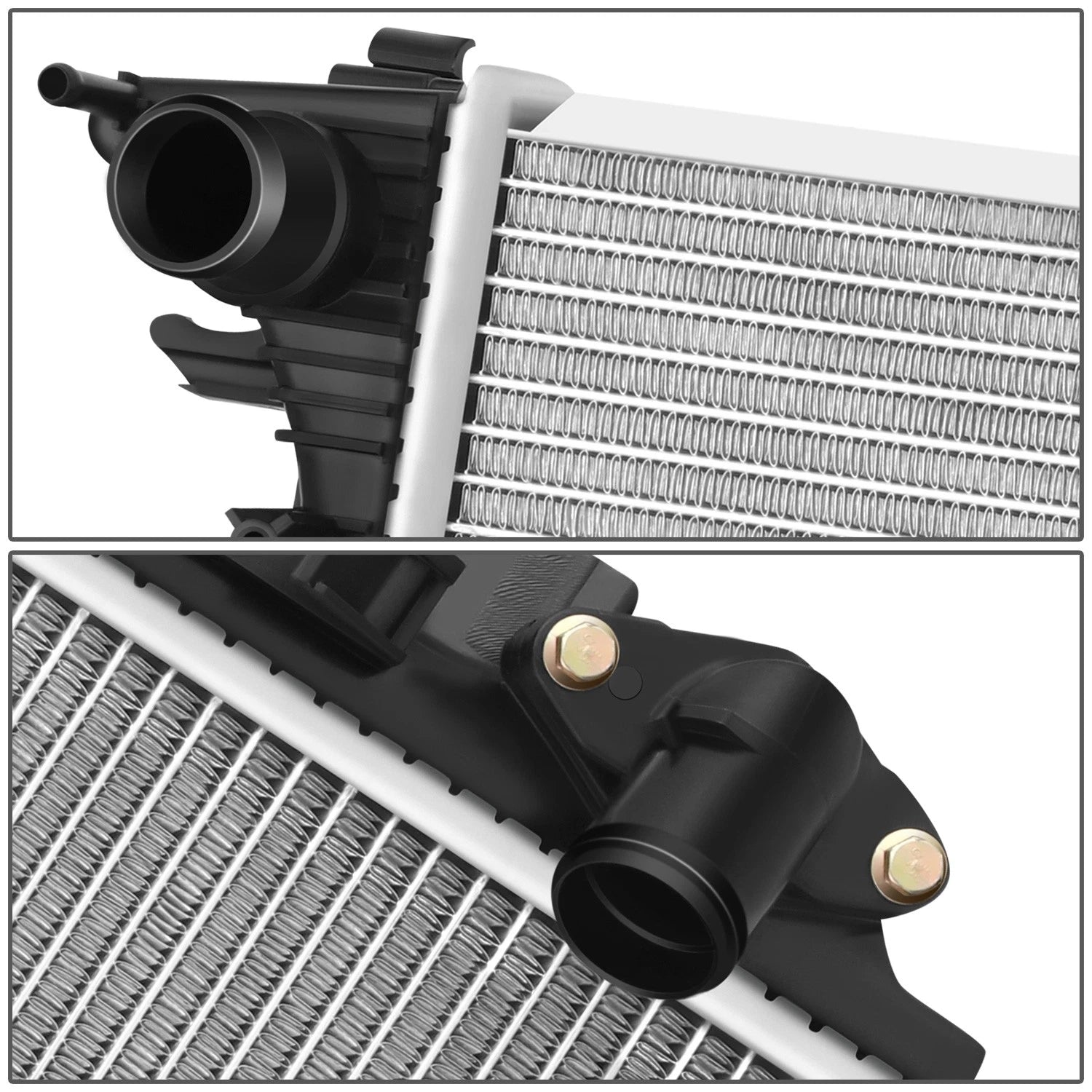 Aluminum Core Radiator for Jeep Gladiator Wrangler JL 2.0L 3.6L (2018–2023) DPI 13754